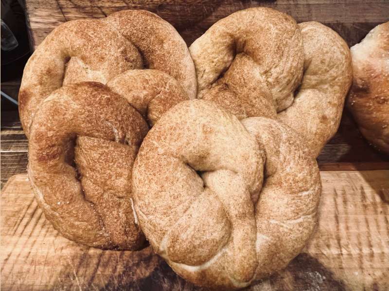 Sourdough Cinnamon Sugar Pretzels