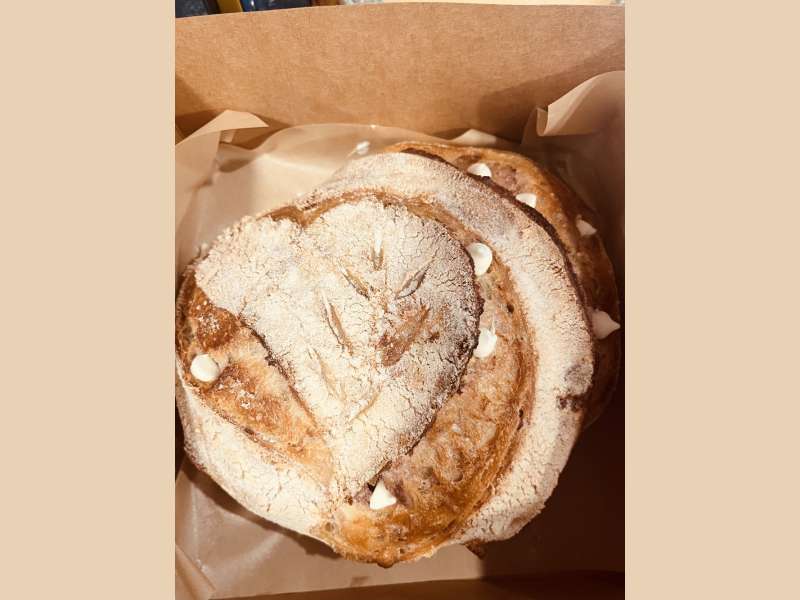 White Chocolate Strawberry Artisan Sourdough